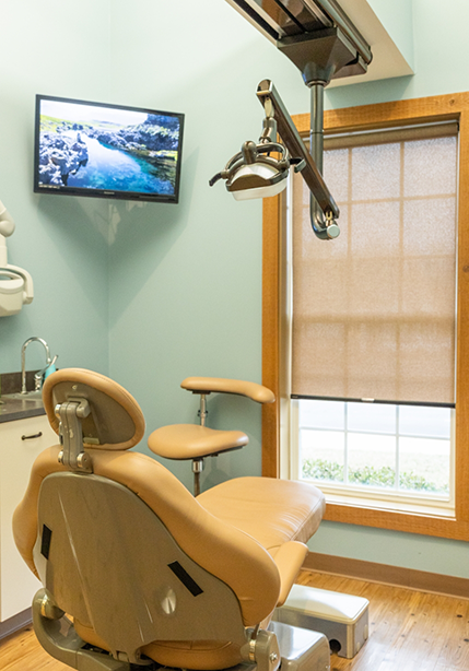 Dental exam room