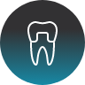 Icon of a tooth with a dental crown