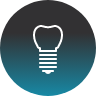 Icon of a dental implant