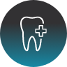 Icon of a tooth with a medical cross