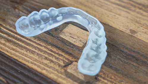Clear nightguard tray