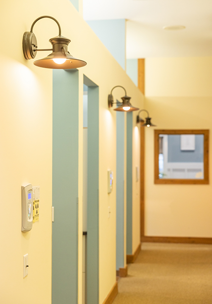 Hallway in a Summerfield dental office